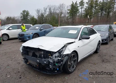 2022 Hyundai Elantra N Line from USA, damaged, VIN KMHLR4AF6NU239044